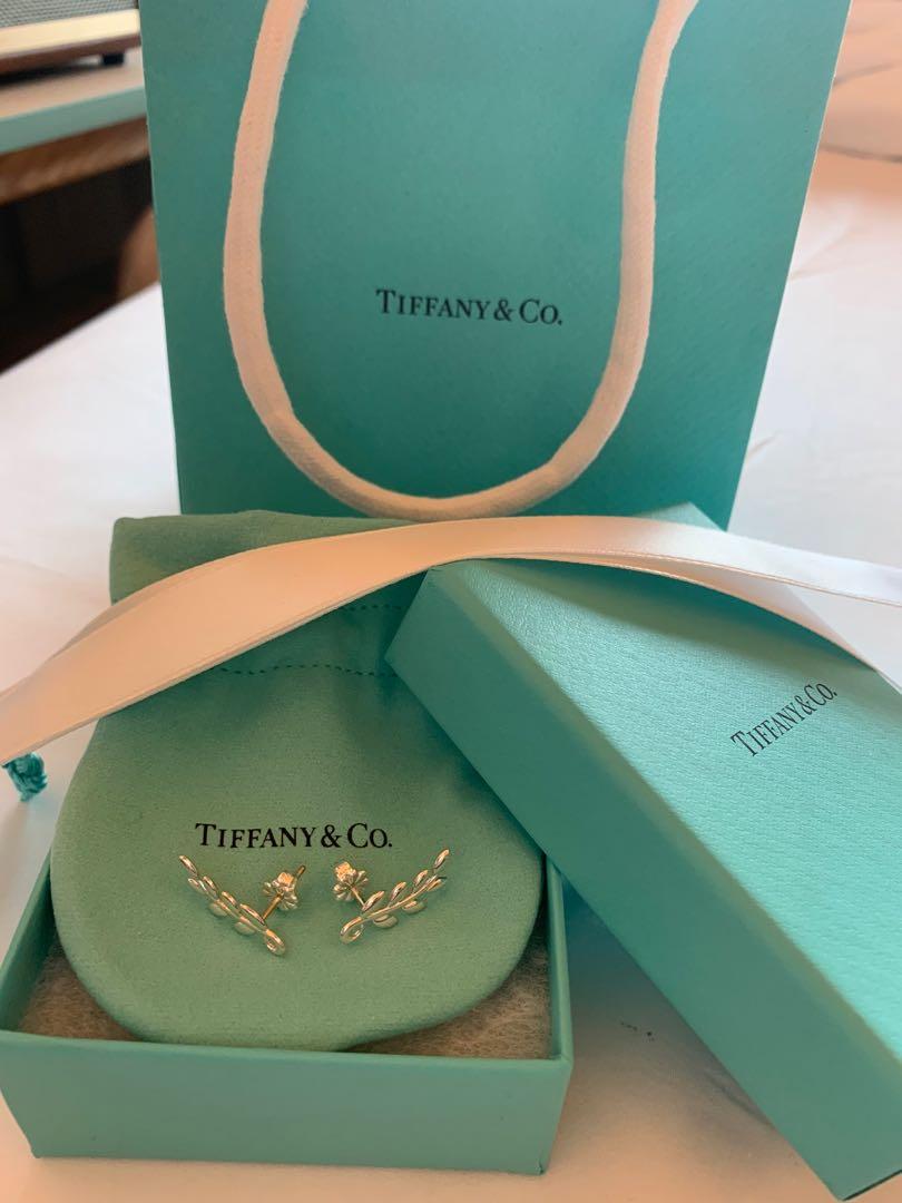 Tiffany earrings hotsell olive leaf