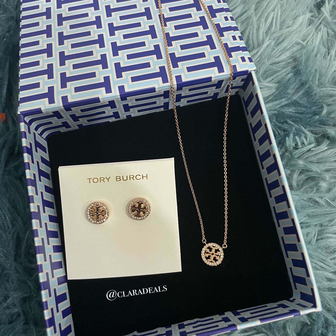 Tory burch necklace and earrings discount