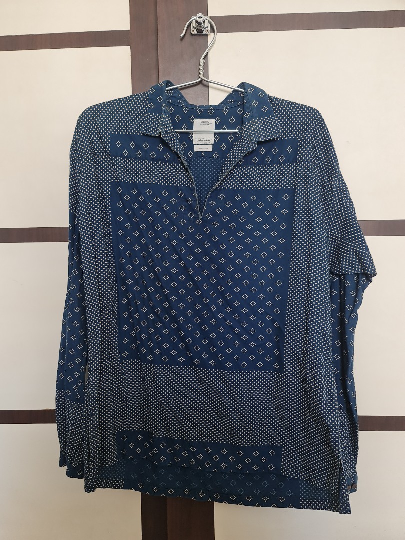 CNY SALES] Visvim Kerchief Dot Tunic, Men's Fashion, Tops & Sets