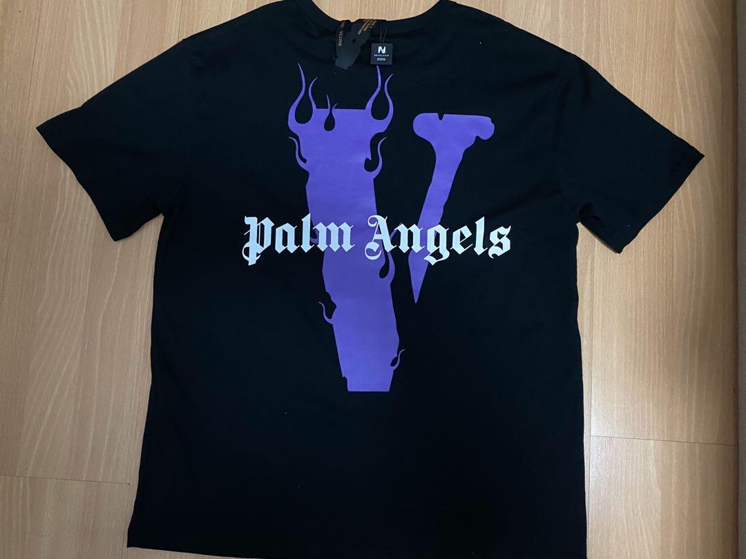 Vlone X Palm Angels T-Shirt Purple/Black