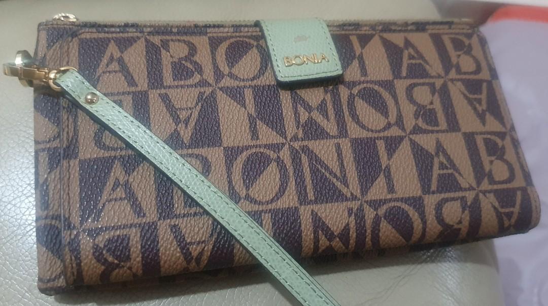 Bonia Purse Long Wallet Dompet Pouch 100% Original Genuine Leather, Women's  Fashion, Bags & Wallets, Purses & Pouches on Carousell