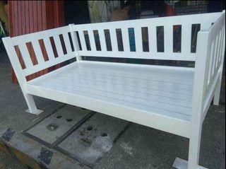 White Wooden Sofa Day Bed  09498310053