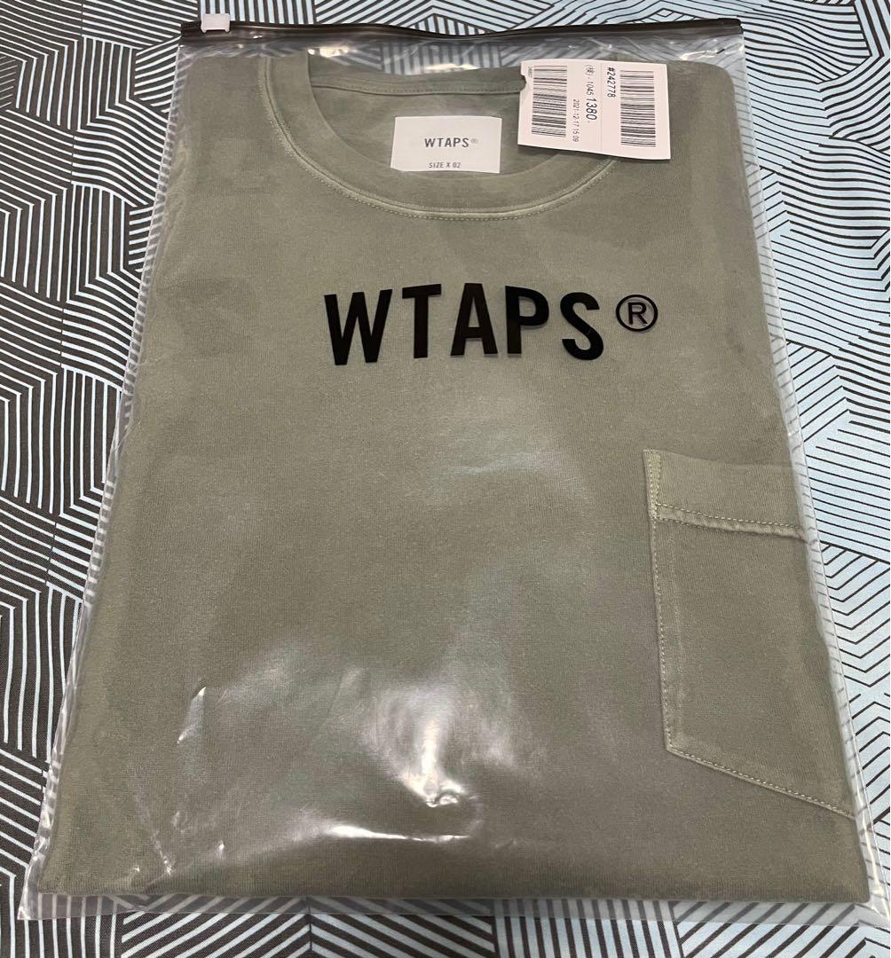 WTAPS BLANK 01 LS WASHED TEE 21aw, 男裝, 上身及套裝, T-shirt、恤衫