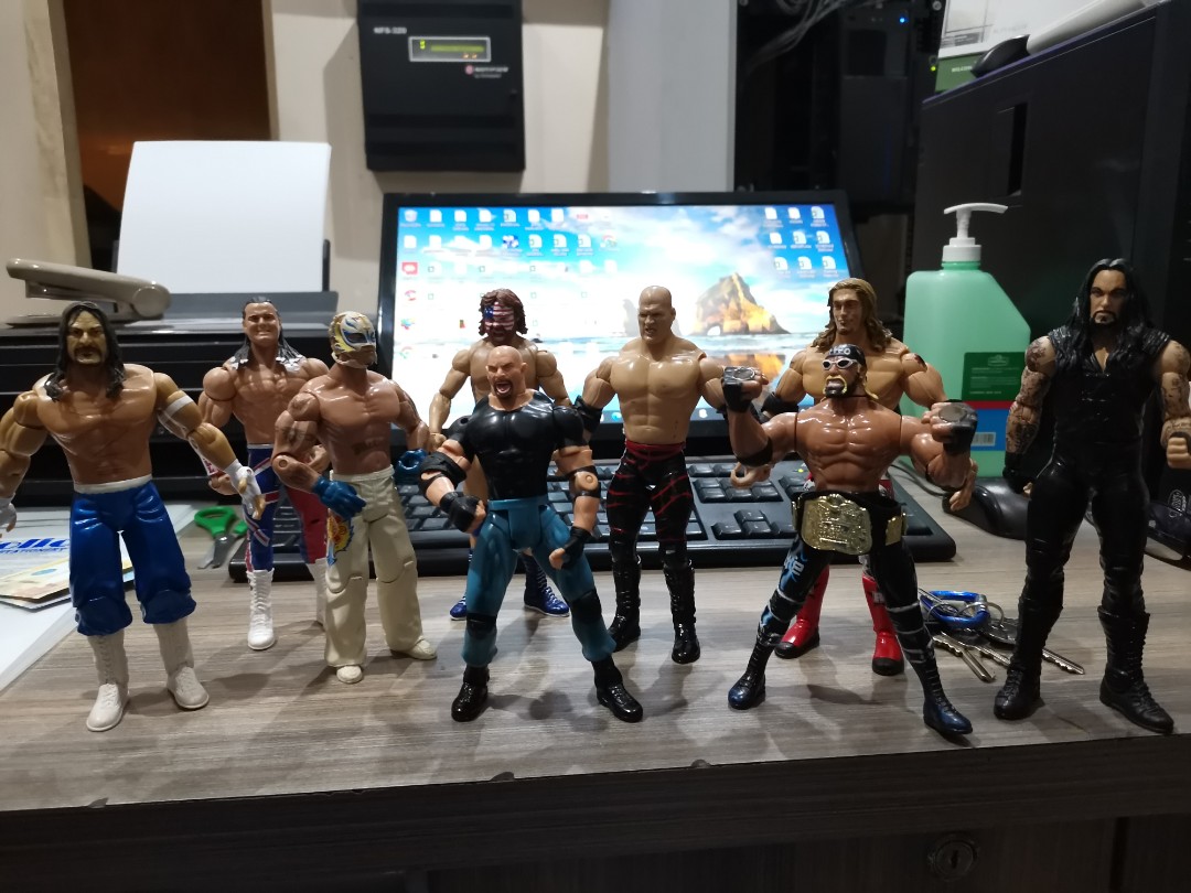 WWE Action Figures Lot Sale, Hobbies & Toys, Toys & Games on Carousell