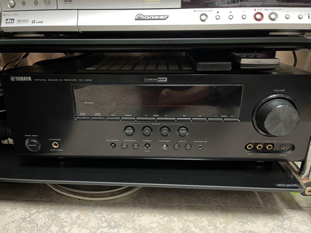 YAMAHA AV Receiver RXV665, 音響器材, Soundbar、揚聲器、藍牙喇叭、耳擴 Carousell