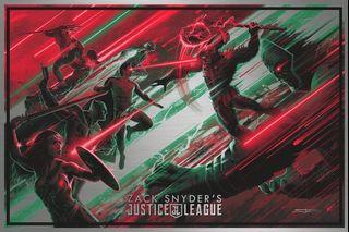 Zack Snyder’s Justice League - Aluminium Variant by Juan Ramos Metal Print Poster