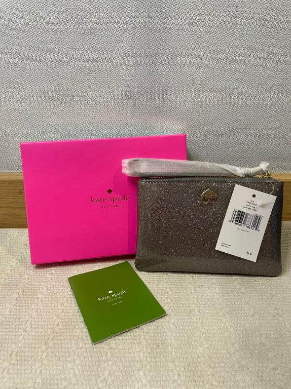 Kate spade rose gold glitter wallet deals
