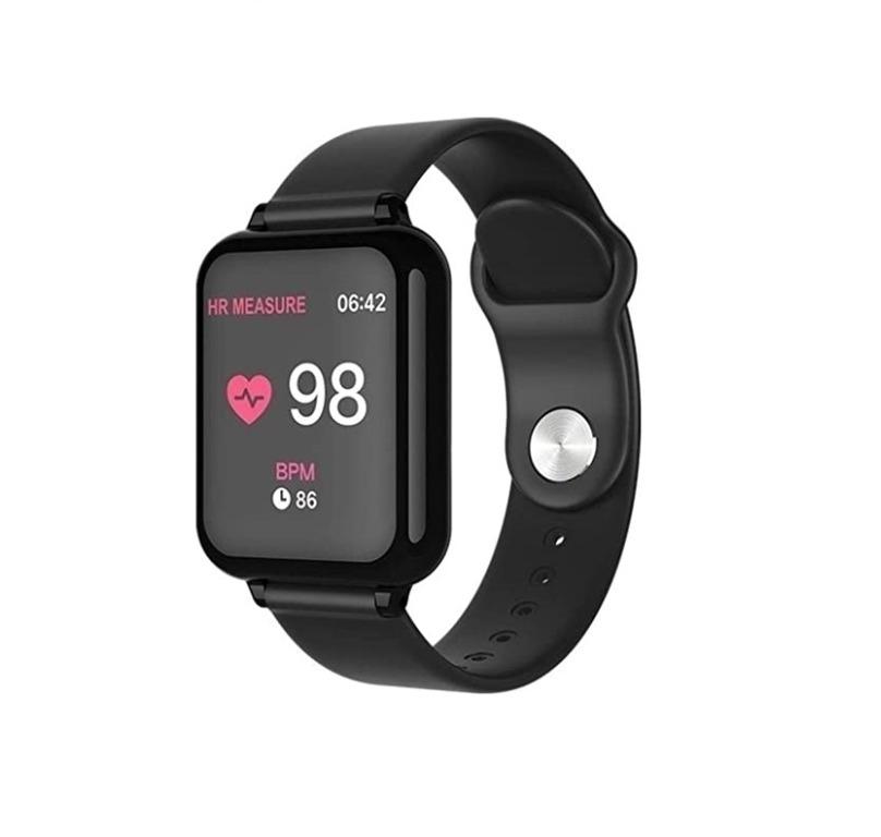 12089 Smartwatch B57 Hero Band 3 Watch for iOS Android Black
