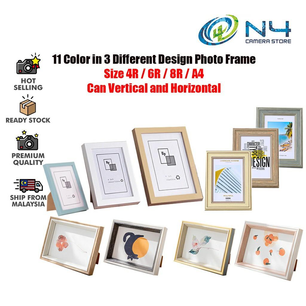 4R & 6R & 8R Modern Design Wood Photo Frame, Furniture & Home Living