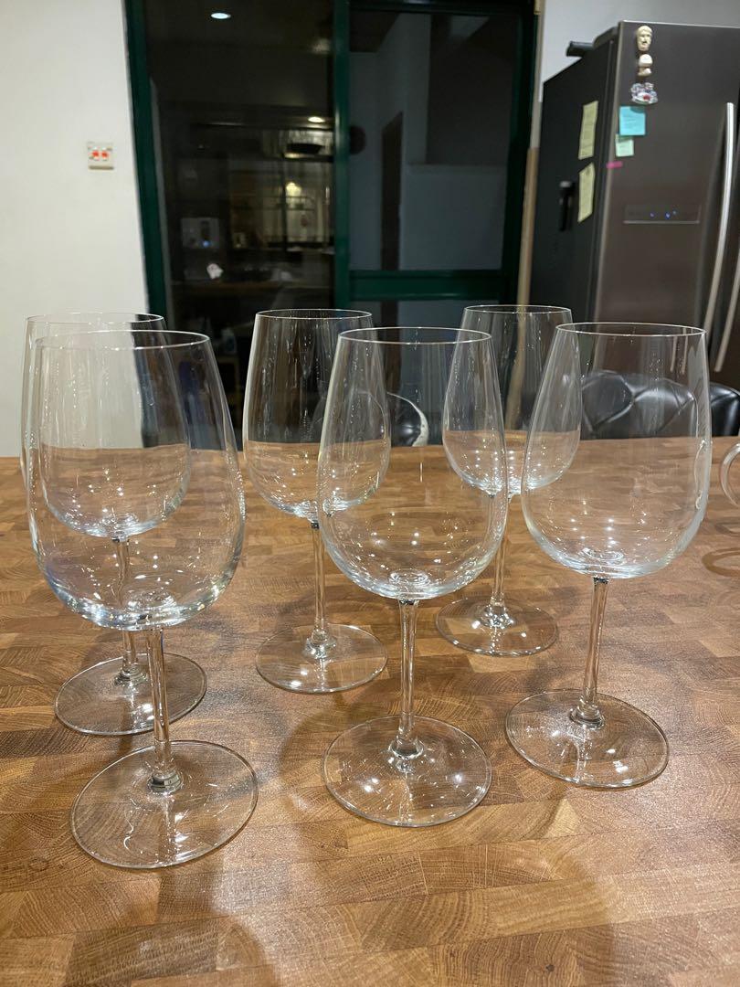 6 x wine glasses STORSINT IKEA, TV & Home Appliances, Kitchen