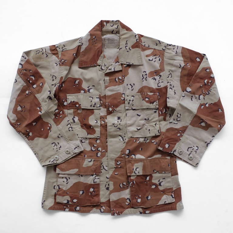 Vintage Chocolate Chip Camo Shirt / Jacket Desert Storm Size Large