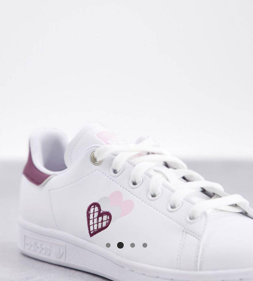 Adidas Original Stan Smith hearts Women s Fashion Footwear