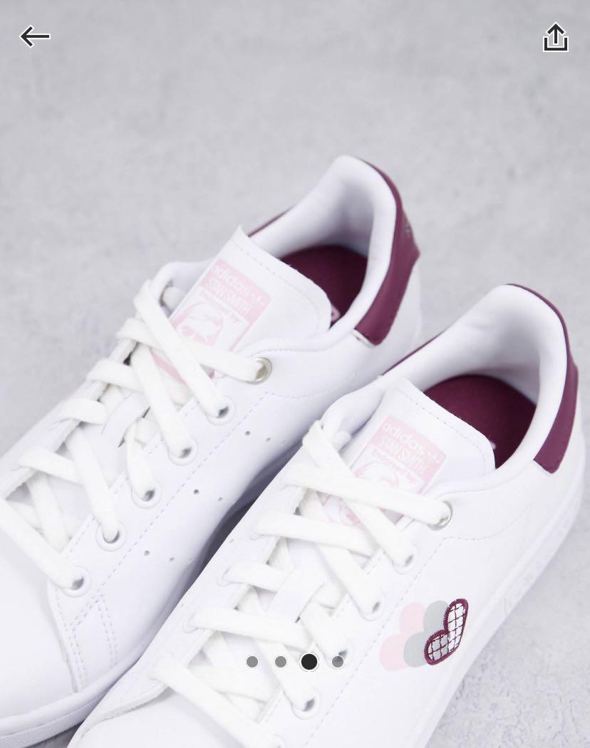 Adidas Original Stan Smith hearts Women s Fashion Footwear