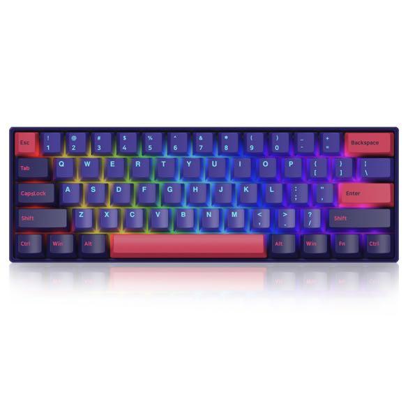 Akko Neon 3061 - RGB Wireless Keyboard (Category: Computer Keyboard) located in Quezon City. Submitted by ciaramdaram (Listing ID 1134040796, Image 3). Description: Epomaker Akko Neon 3061 Gateron yellow linear switches RGB Wireless keyboard Wired/Bluetooth 5.0 (up to 3 devices) Double shot PBT Neon keycaps Complete accessories when bought: Extra novelty keycaps Keycap puller Type-C to USB cable Keeb Manual With box and box cover (medyo yupi lang