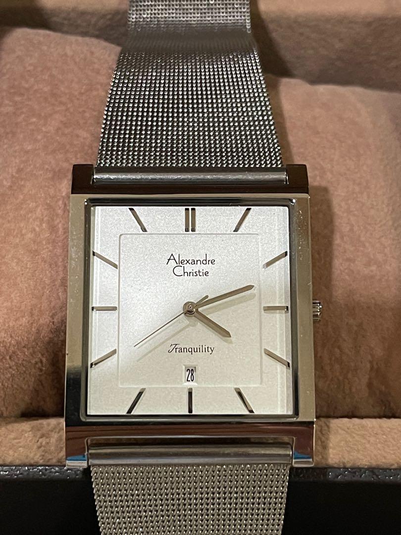 Alexandre christie square watch sales