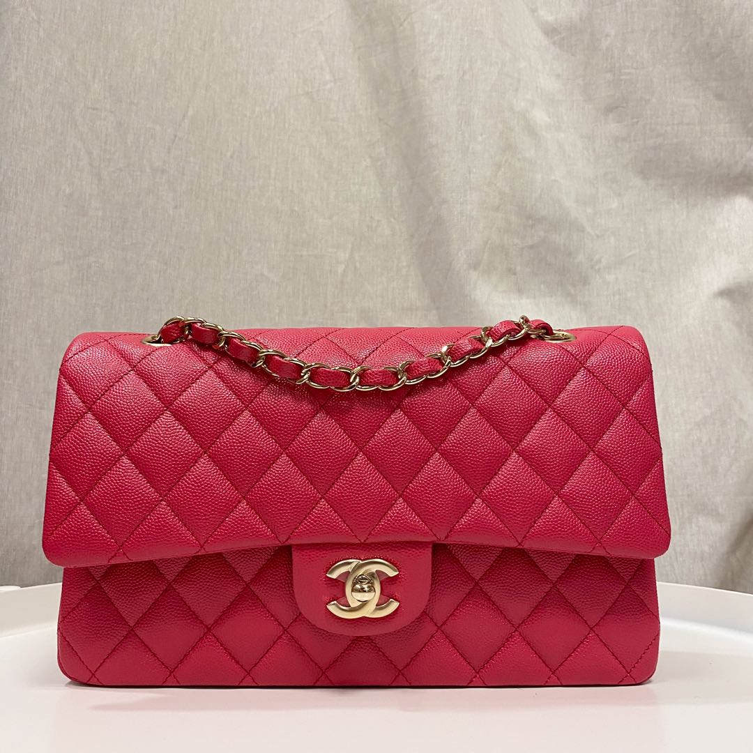 Chanel dark pink sales