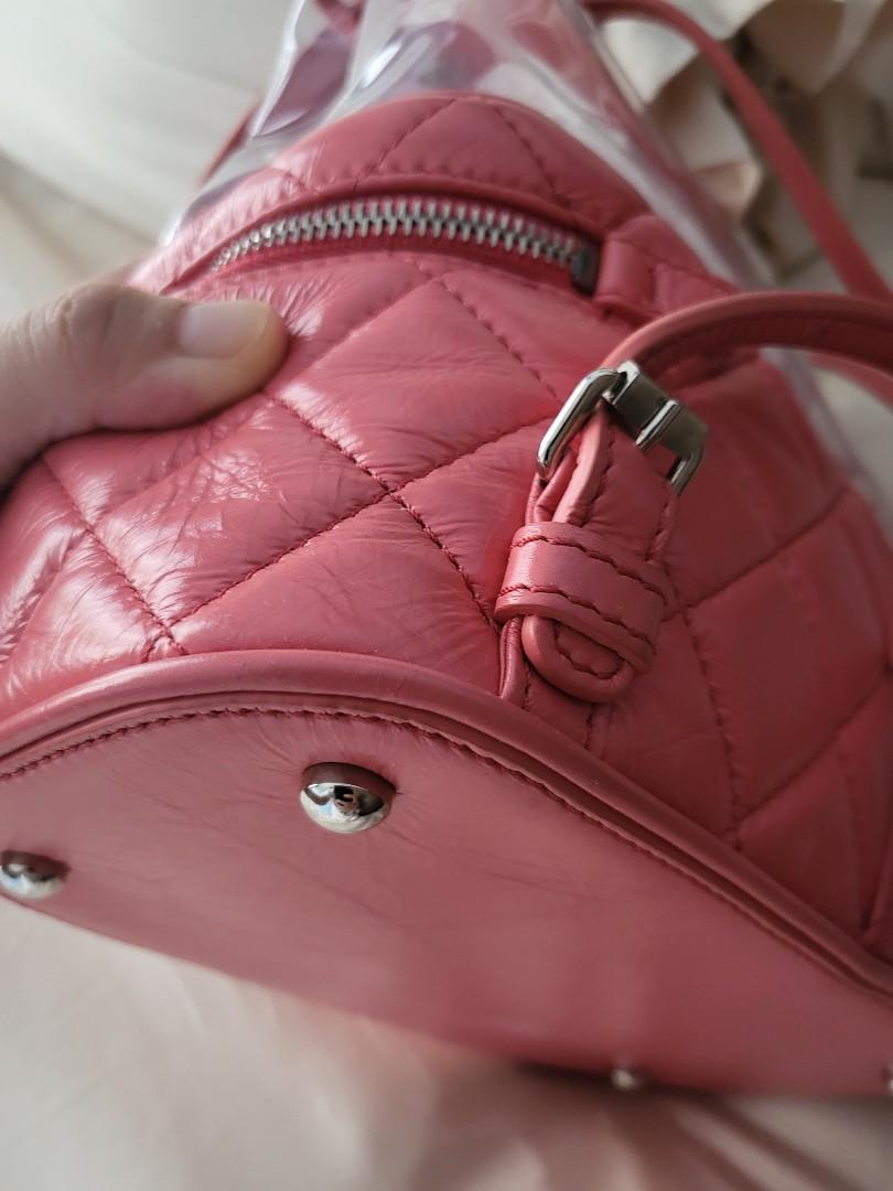 At Auction: CHANEL LTD. ED.AQUARIUM PINK CALF LEATHER BACKPA