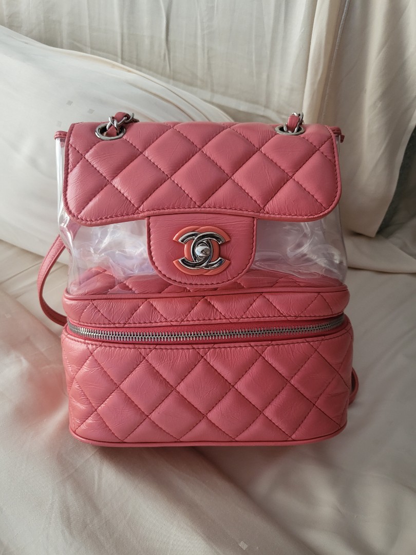 Authentic Chanel Aquarium Backpack Bag, Women's Fashion, Bags & Wallets,  Backpacks on Carousell