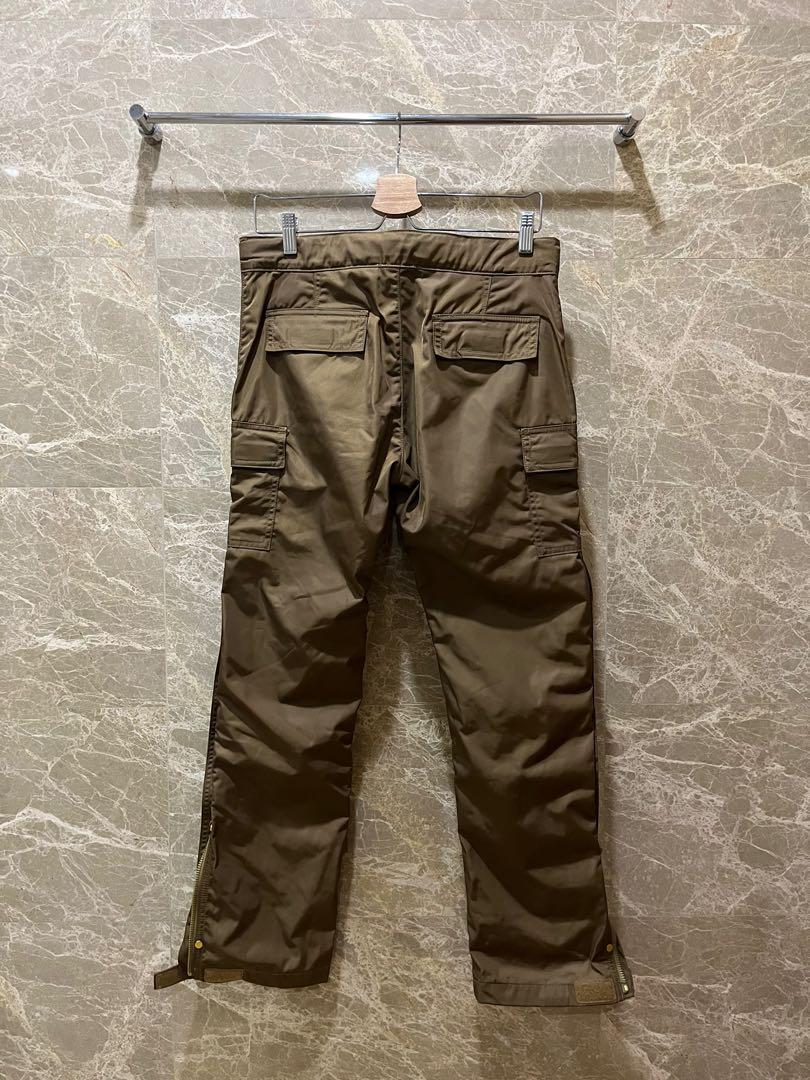 Authentic Fear of God Sixth Collection Snap Cargo Pants Rust Brown