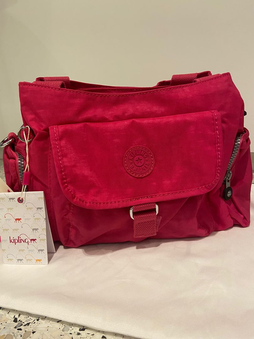Authentic Kipling Pink Bag, Women's Fashion, Bags & Wallets, Crossbody