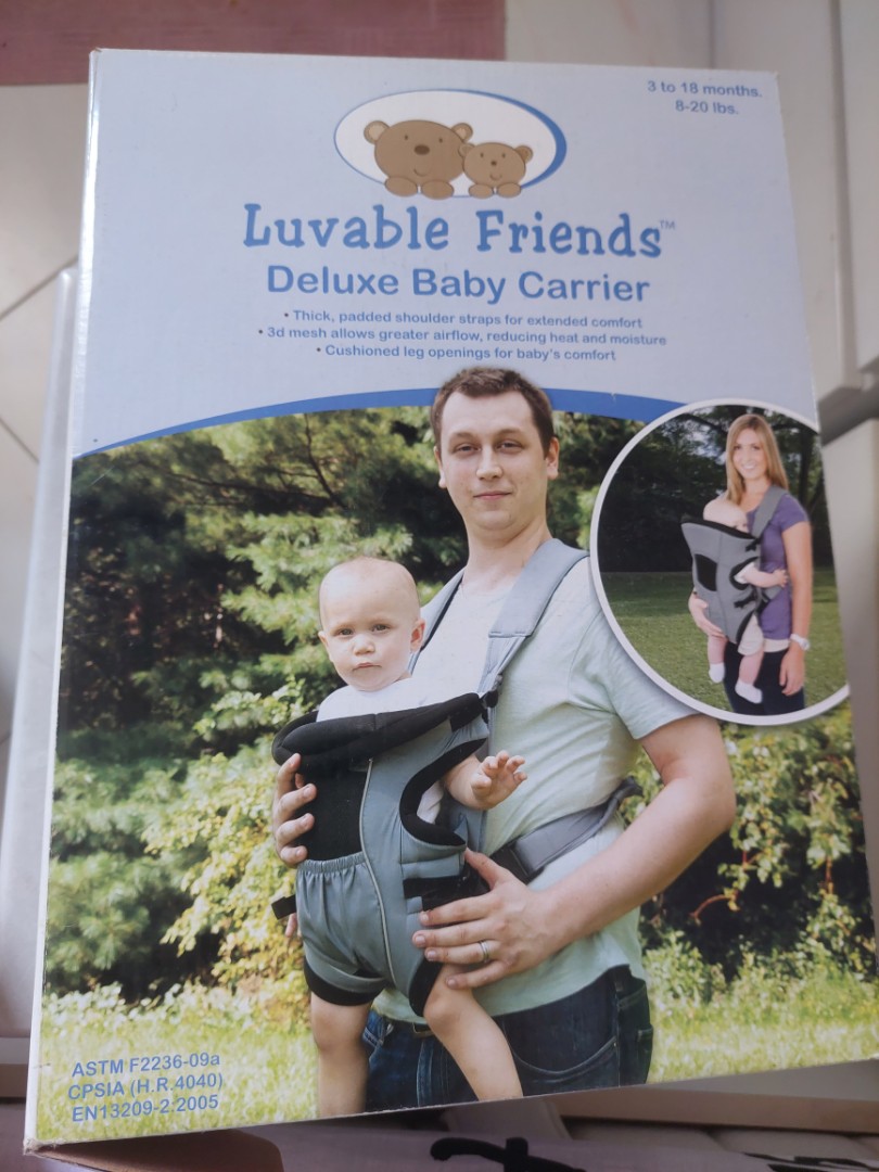 Baby carrier Luvable Friends Babies Kids Going Out Carriers Slings on Carousell