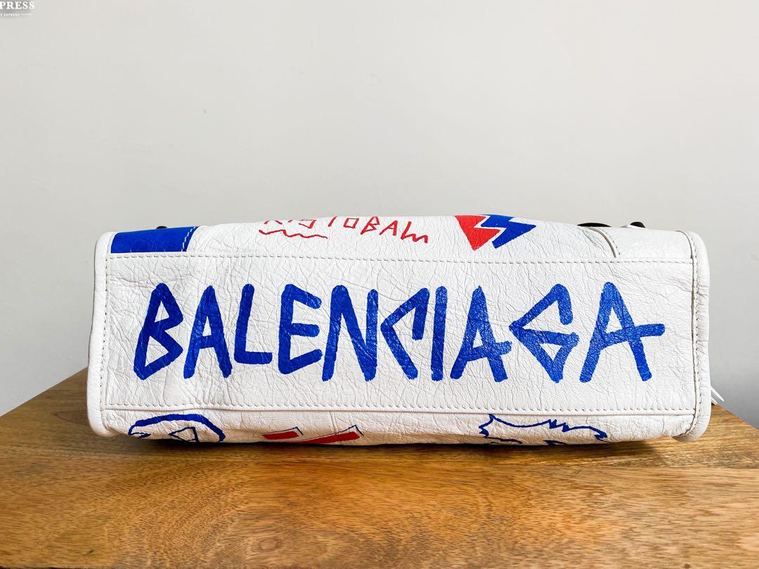 Balenciaga graffiti mini, Luxury, Bags & Wallets on Carousell