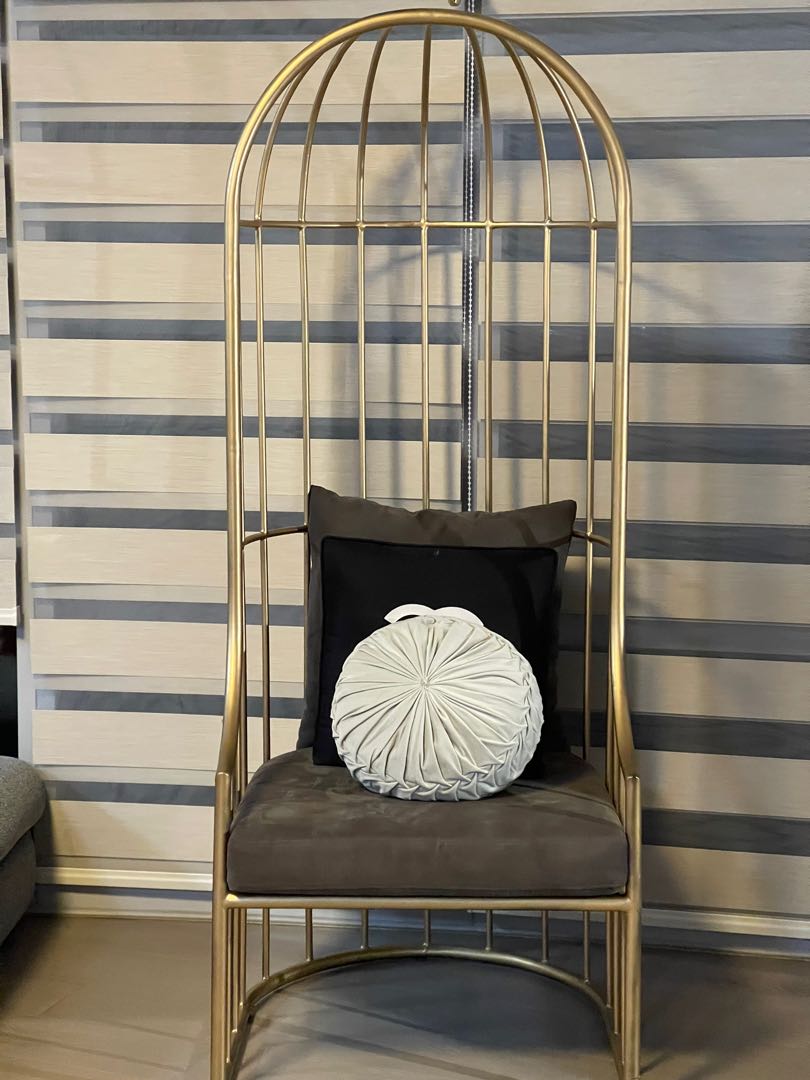 Birdcage accent chair shop
