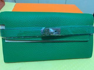 BN calf leather long wallet for sale