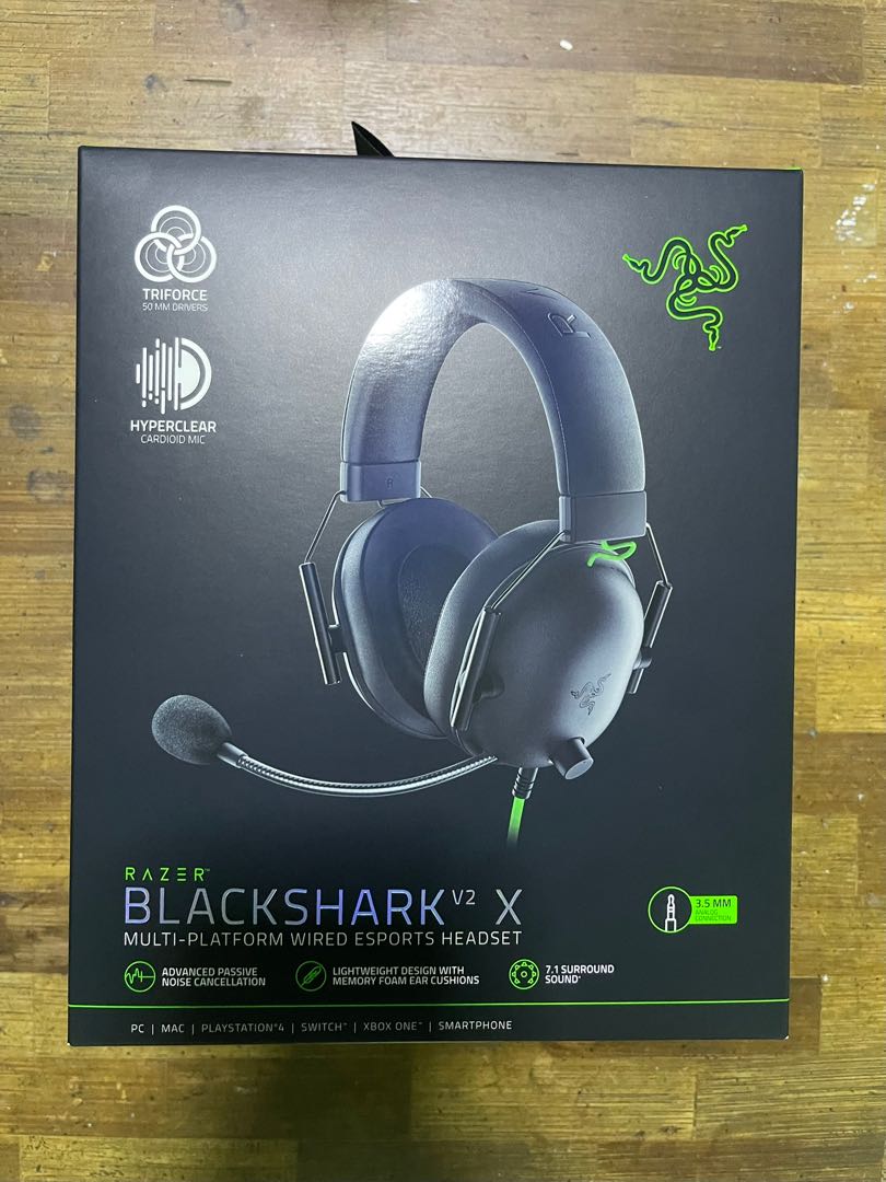 BNIB RAZER BLACKSHARK V2X RESTOCK, Audio, Headphones & Headsets on Carousell
