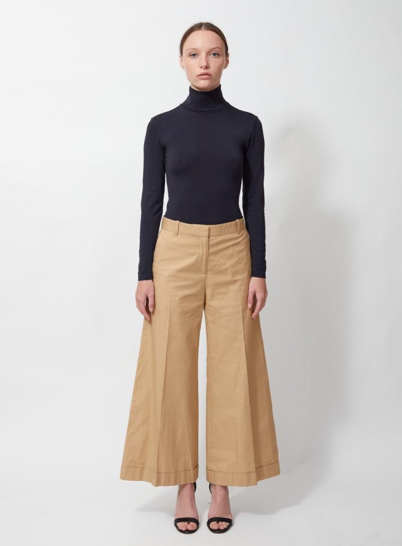 Supergurl Celine wide leg pants in navy, Women's Fashion, Bottoms, Other  Bottoms on Carousell