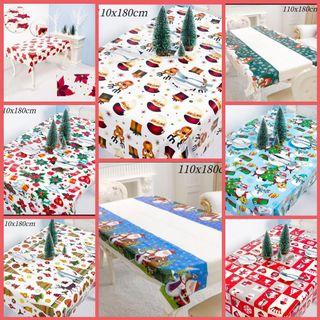 Christmas Disposable PVC Table Cloth