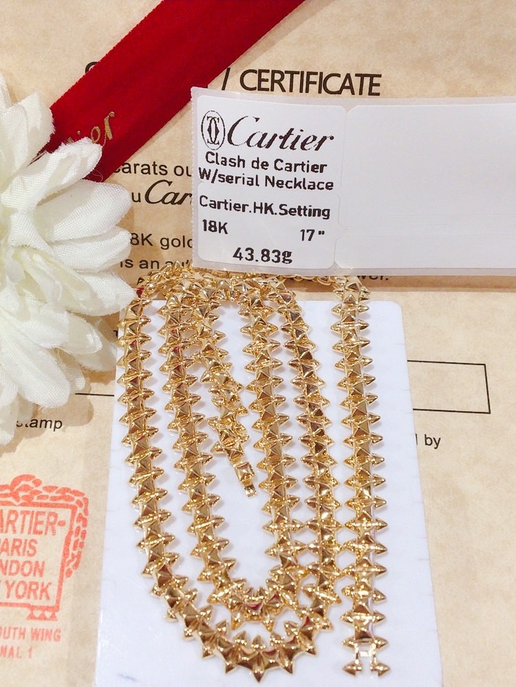 CLASH DE CARTIER NECKLACE 18K HKSETTING Women s Fashion Jewelry Organizers Necklaces on Carousell