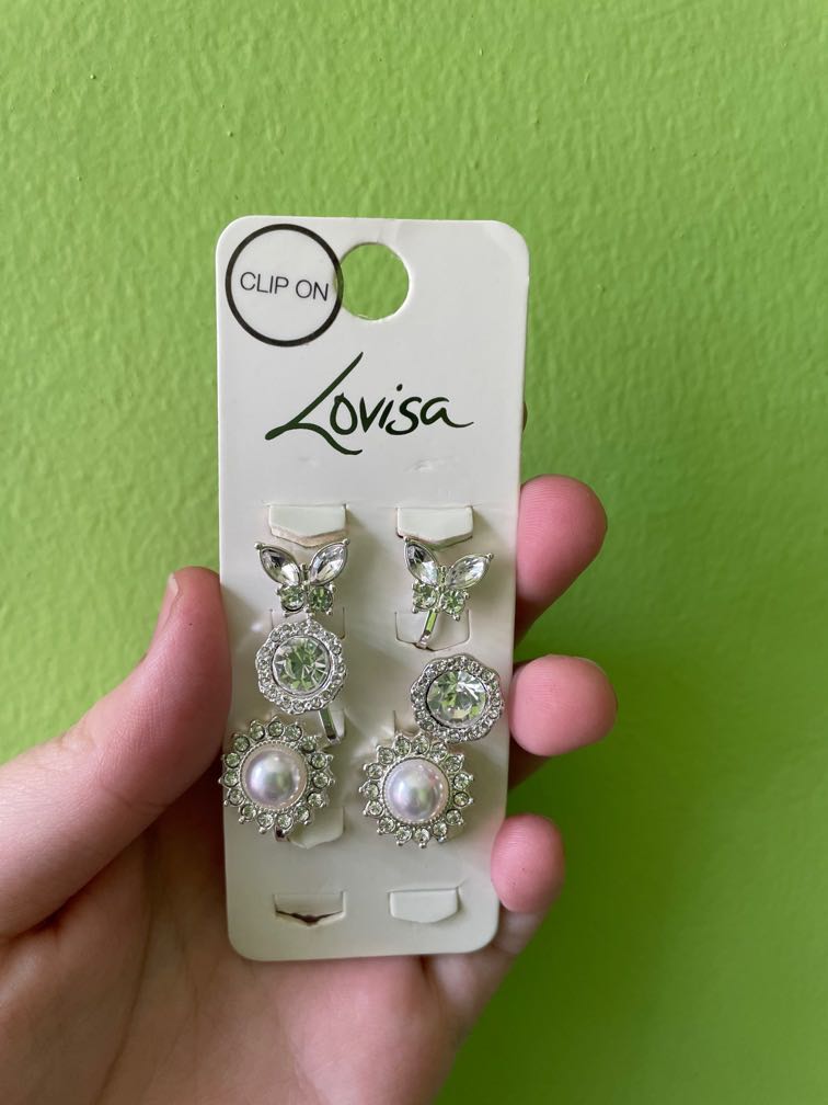 Lovisa Costume Jewelry Clip On Earrings
