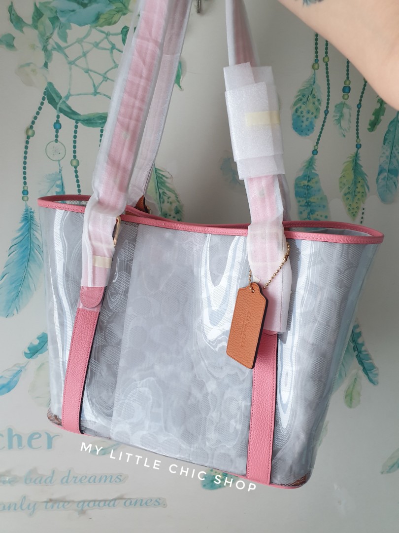 Small ferry tote store in signature clear canvas