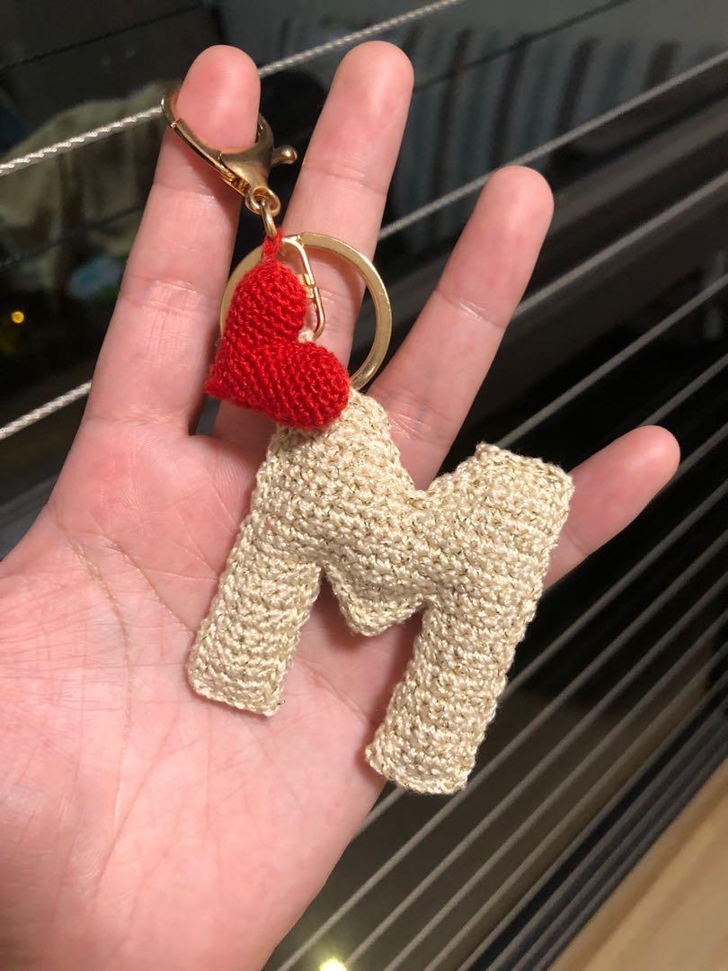 Crochet Name Keychain Free Crochet Name Keychain Customized