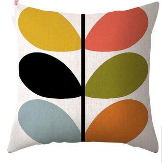 Cushion covers - geometric flower design (4pcs)