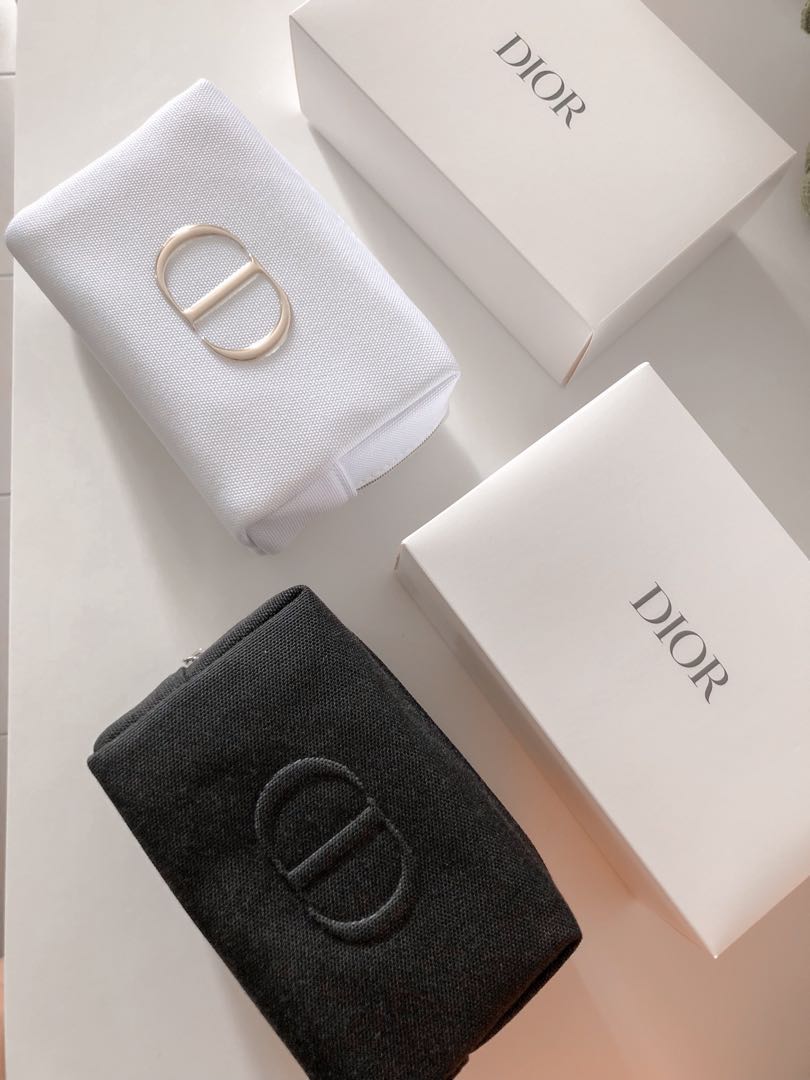 dior complimentary makeup pouch