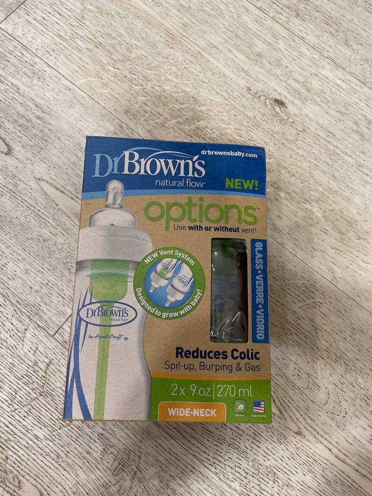 Dr Brown glass bottles, Babies & Kids, Nursing & Feeding, Breastfeeding