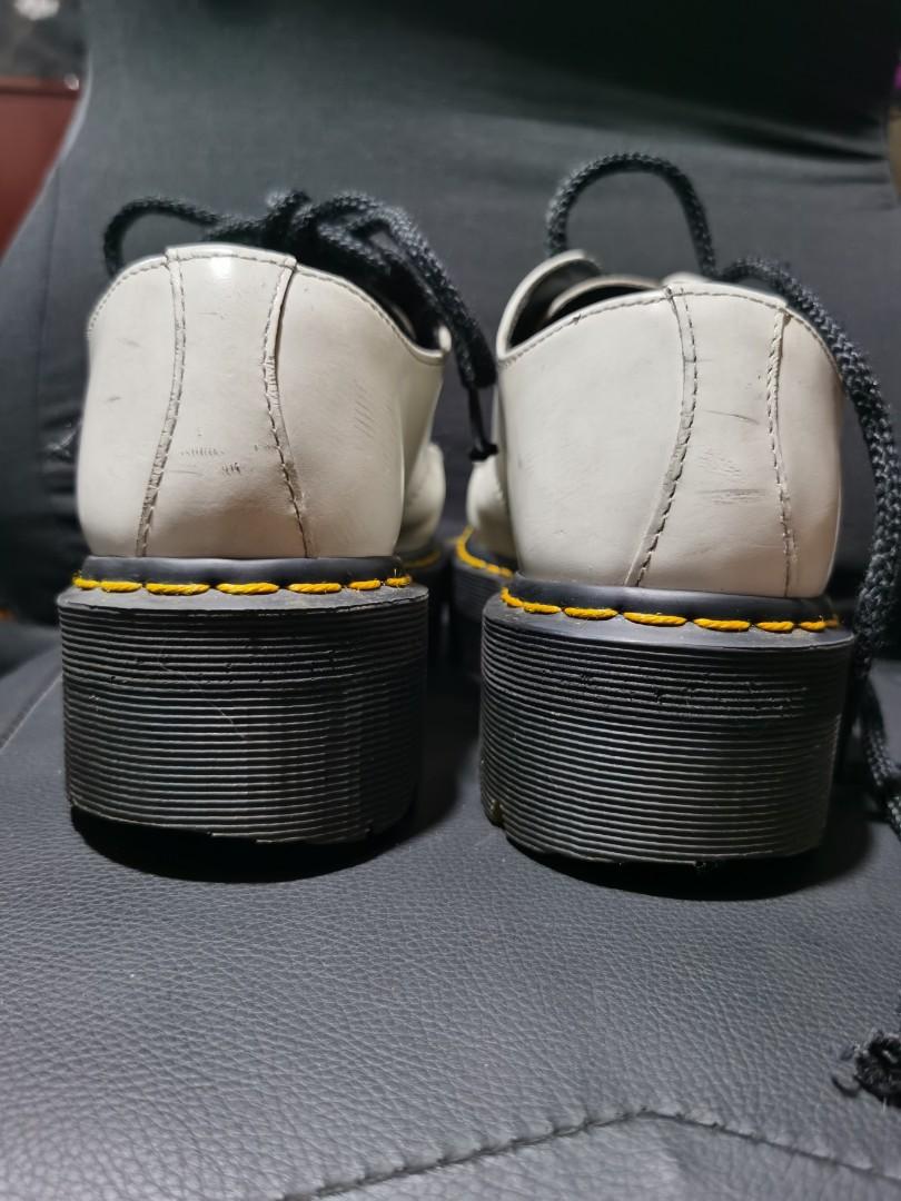 Dr. Martens Ashley Creeper White, Women's Fashion, Footwear, Boots on