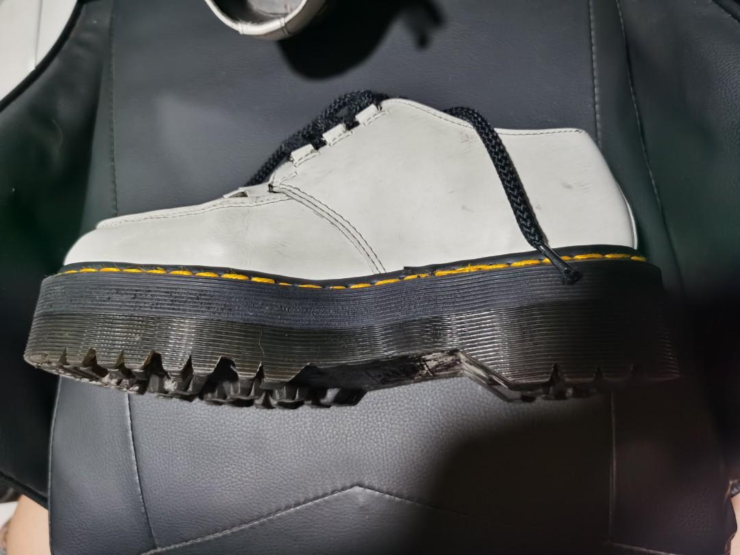 Dr. Martens Ashley Creeper White, Women's Fashion, Footwear, Boots on Carousell