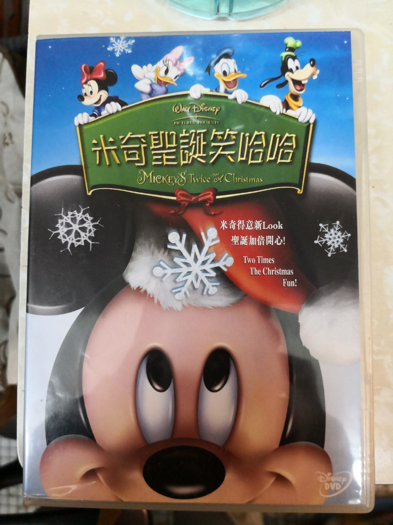 DVD 9006 米奇聖誕笑哈哈Disney 迪士尼, 興趣及遊戲, 音樂樂器& 配件, 音樂與媒體- CD 及DVD - Carousell