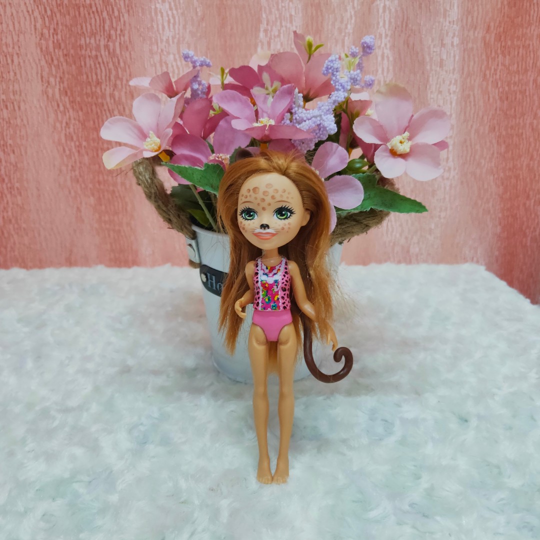 Enchantimals Rare Figure Cherish Cheetah Doll 5” Tall, Hobbies & Toys,  Collectibles & Memorabilia, Fan Merchandise on Carousell