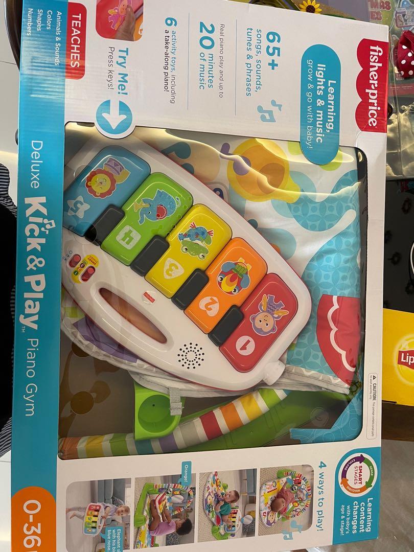 Fisher Price Baby & Toddler gym & piano kicking mat, Babies & Kids