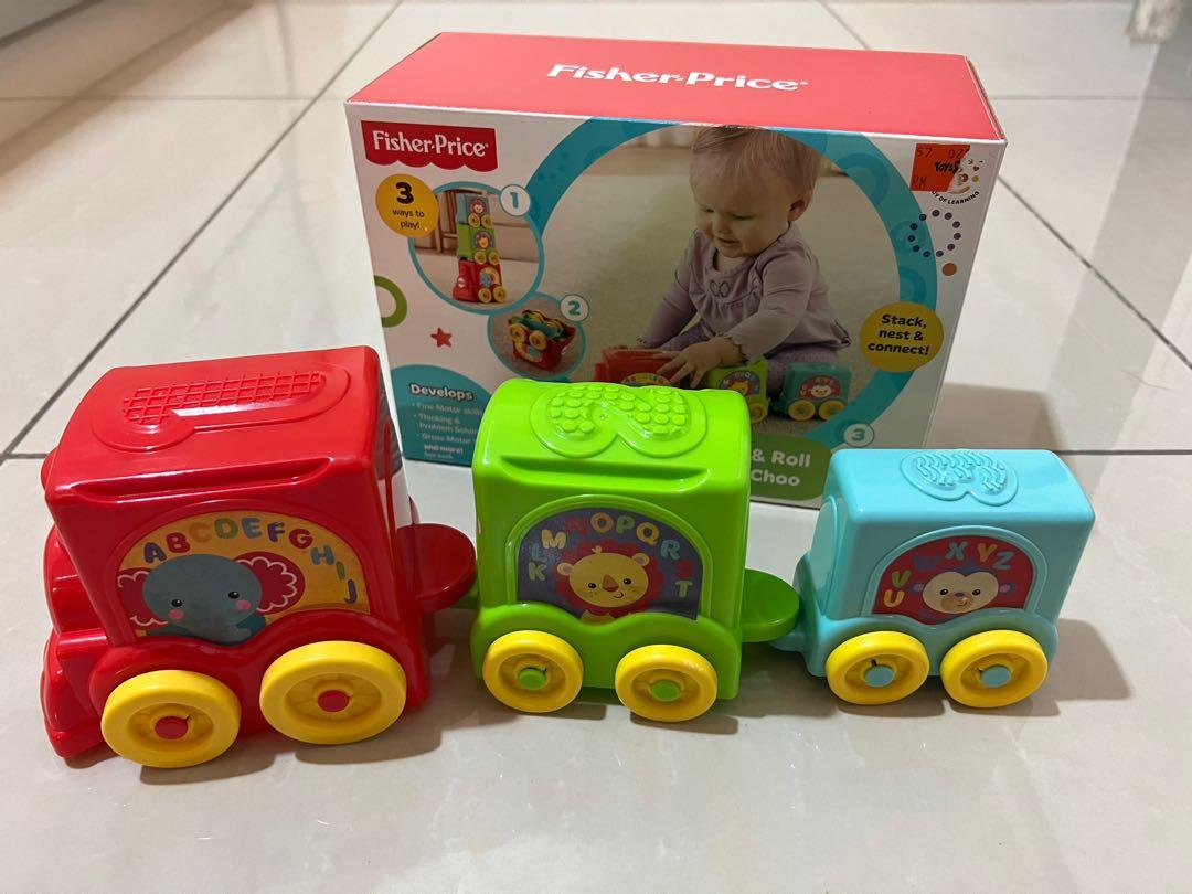 Fisher price stack & roll choo choo clearance
