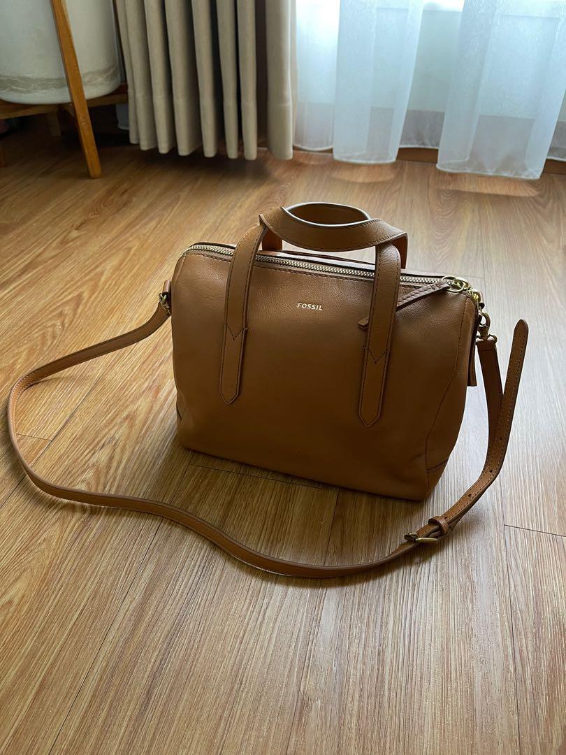 Fossil sydney sales satchel tan
