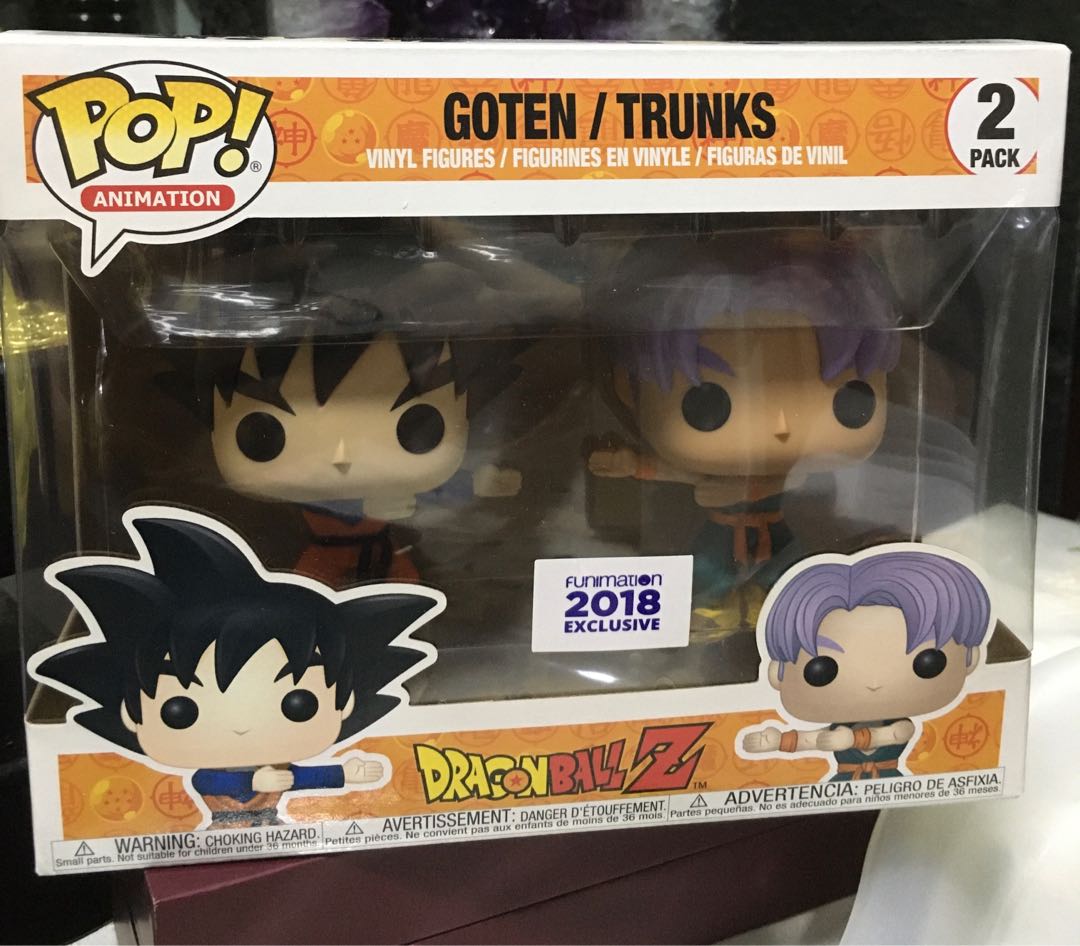 Funko Pop ANIMATION Goten Trunks Super Saiyan Gotenks bundle (Dragonball Z), Hobbies & Toys