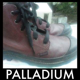 Original Authentic Leather Palladium Original Boots Ankle Red Shoes US Men 8