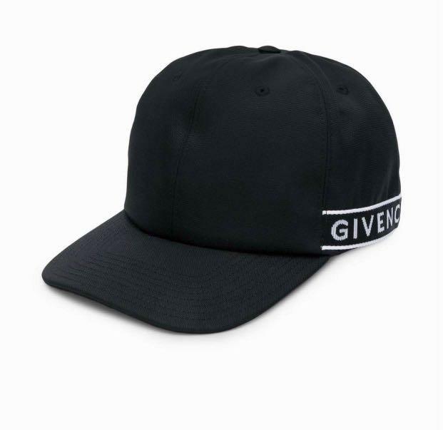 Givenchy 4G Webbing Canvas Cap Curved Peak