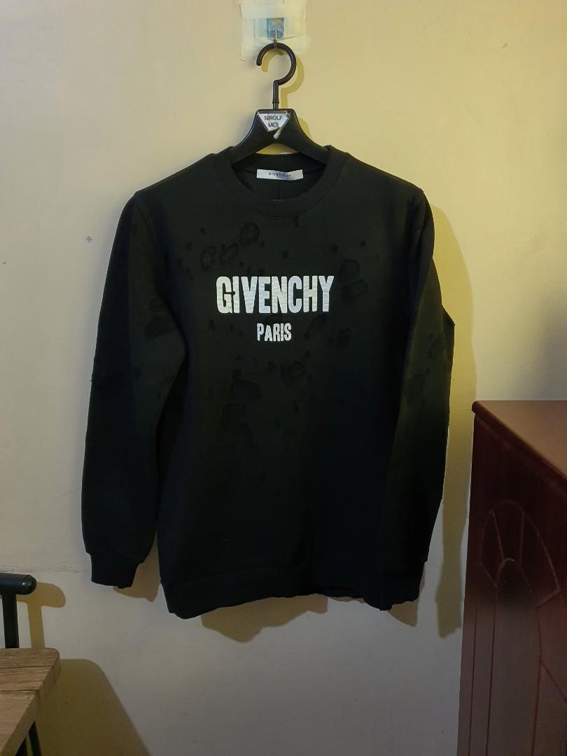 Givenchy online sweatshirt destroyed