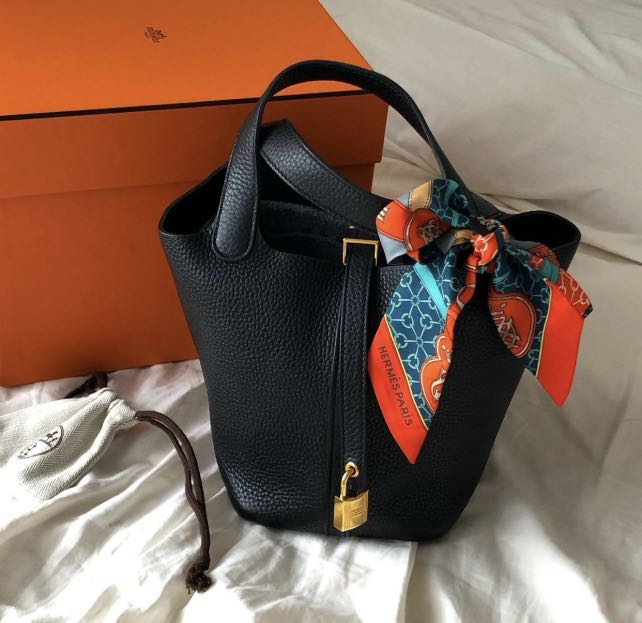 hermes picotin 18 noir